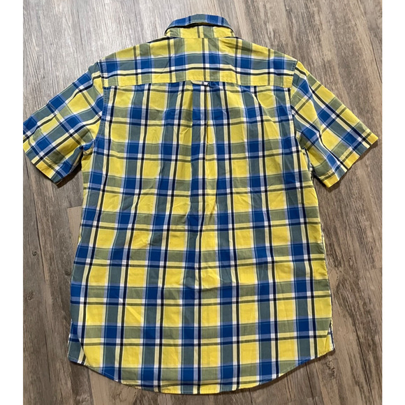 Chaps Shirt Mens Medium Easy Care Casual Button Down Short Sleeve Lot of 2 - Picture 11 of 11